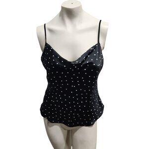 Ambercrombie Fitch Polka Dot Camisole Womens SZ Med Y2K Polished Going Out Party
